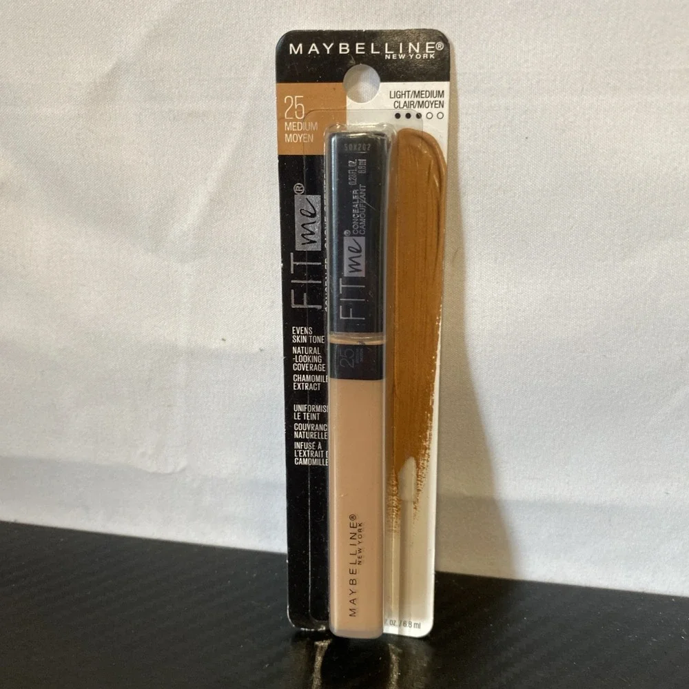 Maybelline New York Fit Me Concealer 25 Medium -0.23 fl oz 25 Medium